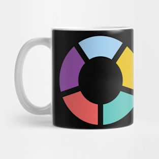 Circular Rotation Concept Illustration Infographic Vector Mug